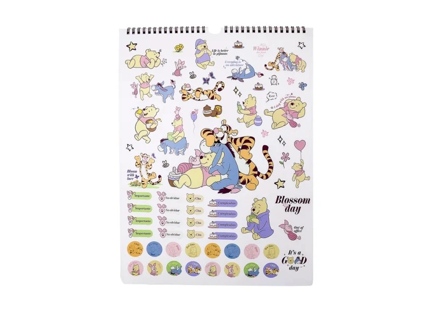 PREVENTA Calendario 2027 Pooh mensual Mooving - Imagen 2