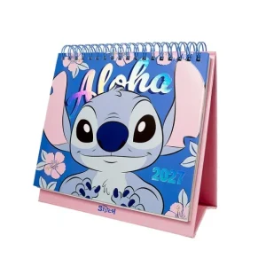 PREVENTA Calendario de escritorio 2027 Stitch mensual Mooving