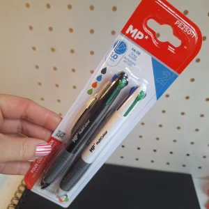 Pack x 2 bolígrafos retráctiles de 4 colores MP