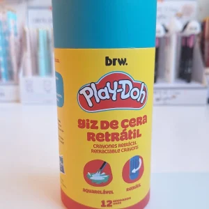 Crayones retráctiles BRW Play Doh 12 colores