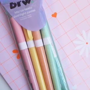 Destacadores BRW dashlight pastel x 4